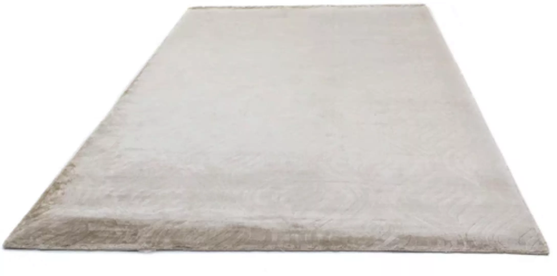 morgenland Teppich »Loribaft Teppich handgewebt silber«, rechteckig günstig online kaufen