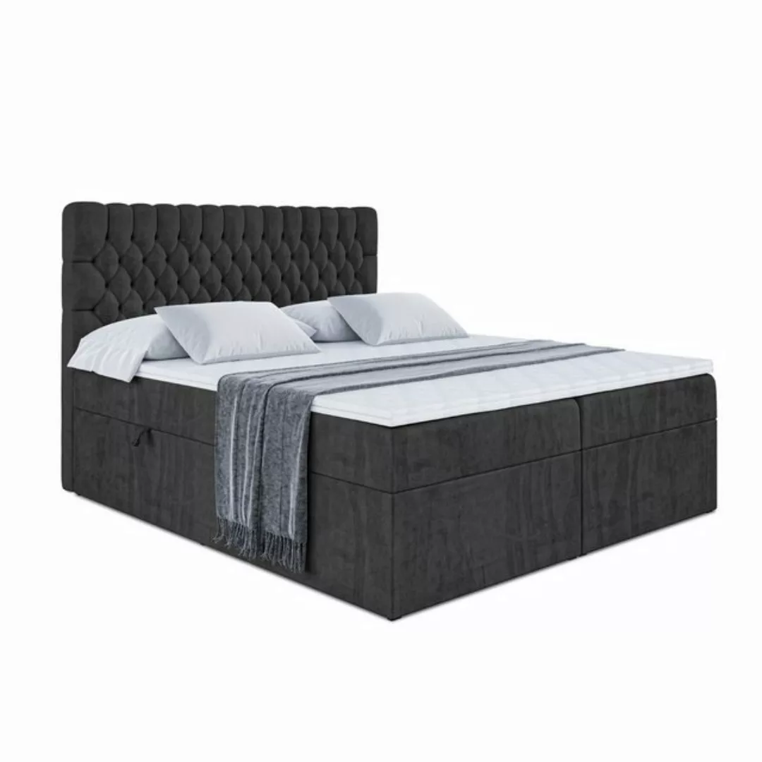 ALTDECOR Boxspringbett DAISY (Multipocket-Matratze H4. H3 Matratze Bonellfe günstig online kaufen