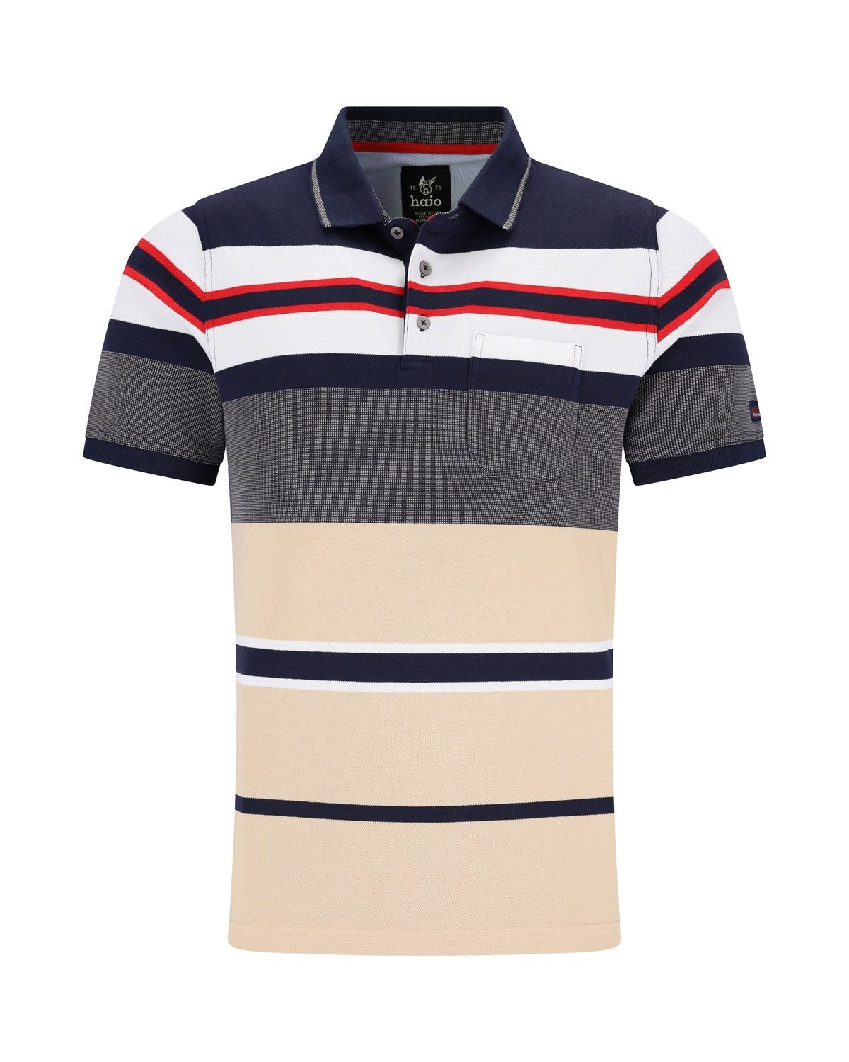 Hajo Poloshirt Strukturiertes Pikee-Poloshirt in stay günstig online kaufen