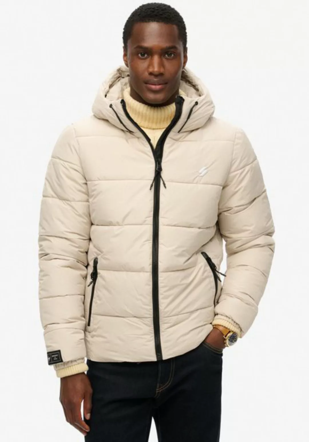 Superdry Steppjacke HOODED SPORTS PUFFR JACKET günstig online kaufen