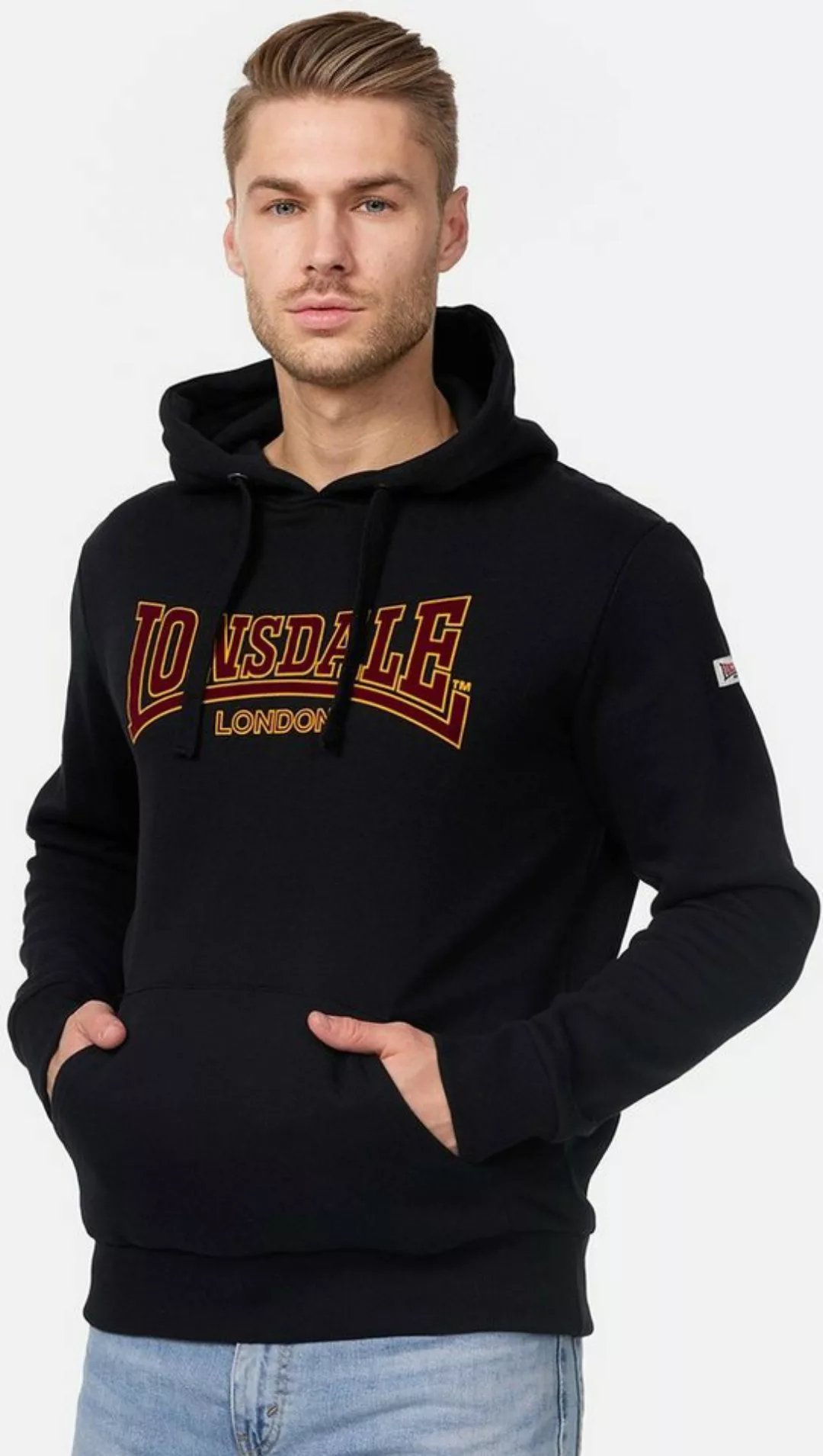 Lonsdale Hoodie Lonsdale Herren Kapuzenpullover Hooded Classic Ll002 günstig online kaufen