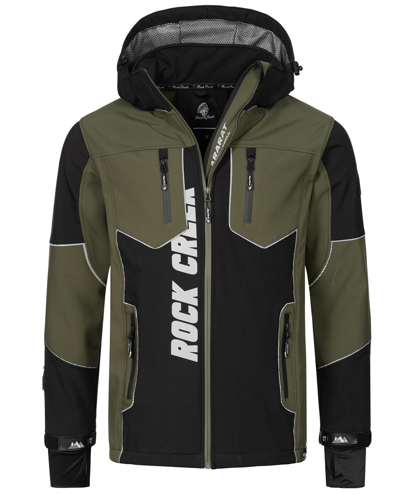 Rock Creek Softshelljacke Herren Softshelljacke Wanderjacke günstig online kaufen
