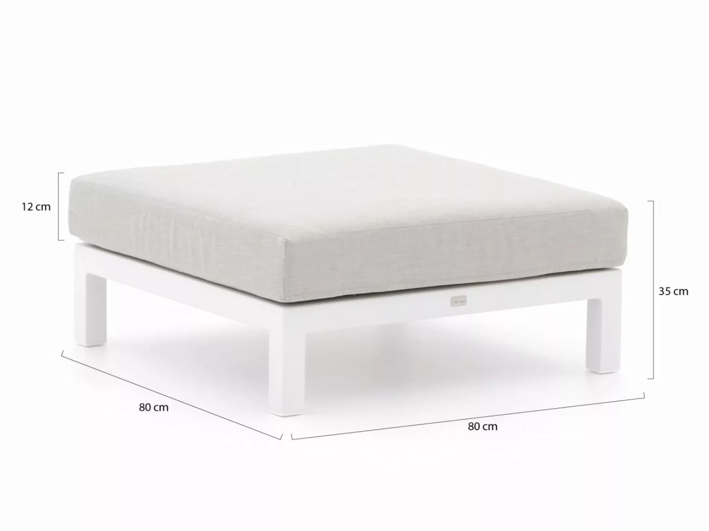 Bellagio Vezzano Lounge Gartenhocker 80x80 cm günstig online kaufen
