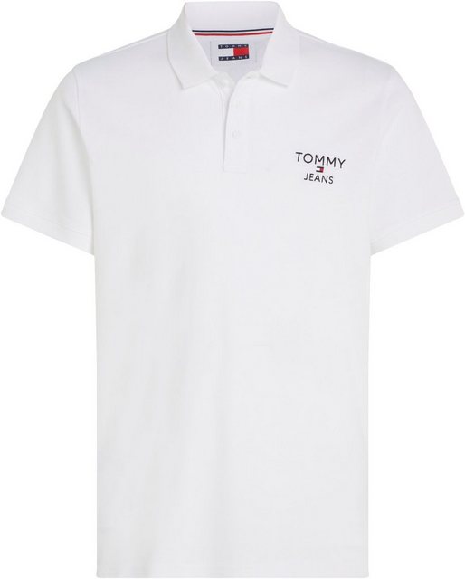 Tommy Jeans Poloshirt TJM SLIM CORP POLO mit Markenstickerei auf der Brust günstig online kaufen