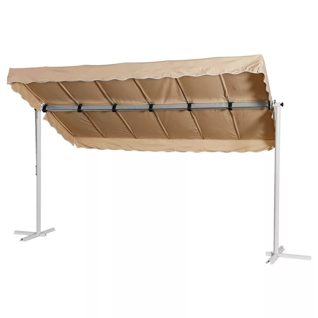 Grasekamp Standmarkise Dubai sand Aluminium B/H/L: ca. 225x220x375 cm günstig online kaufen