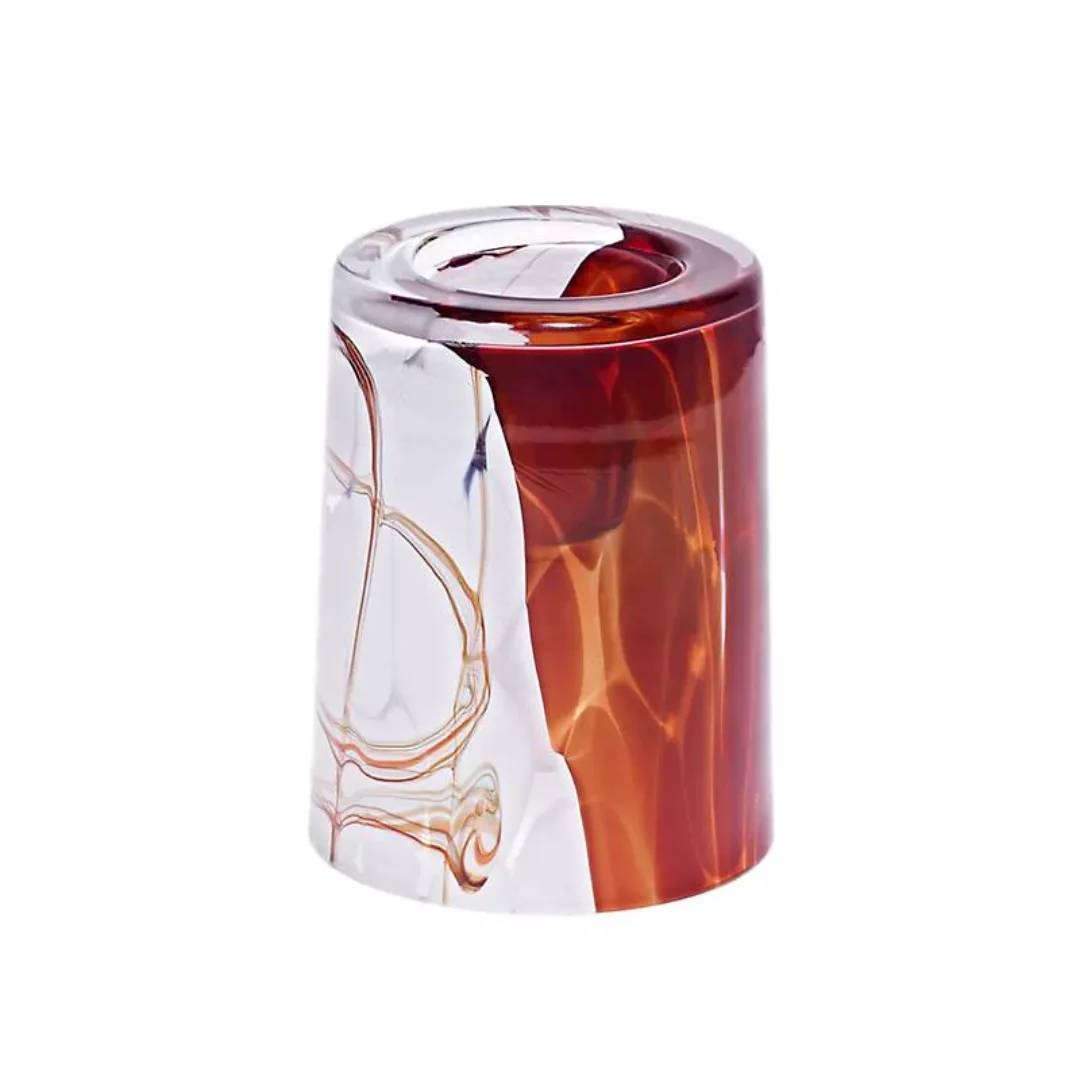 Teelicht Punto Farbenzauber 10cm, Punto Rot, Glas günstig online kaufen