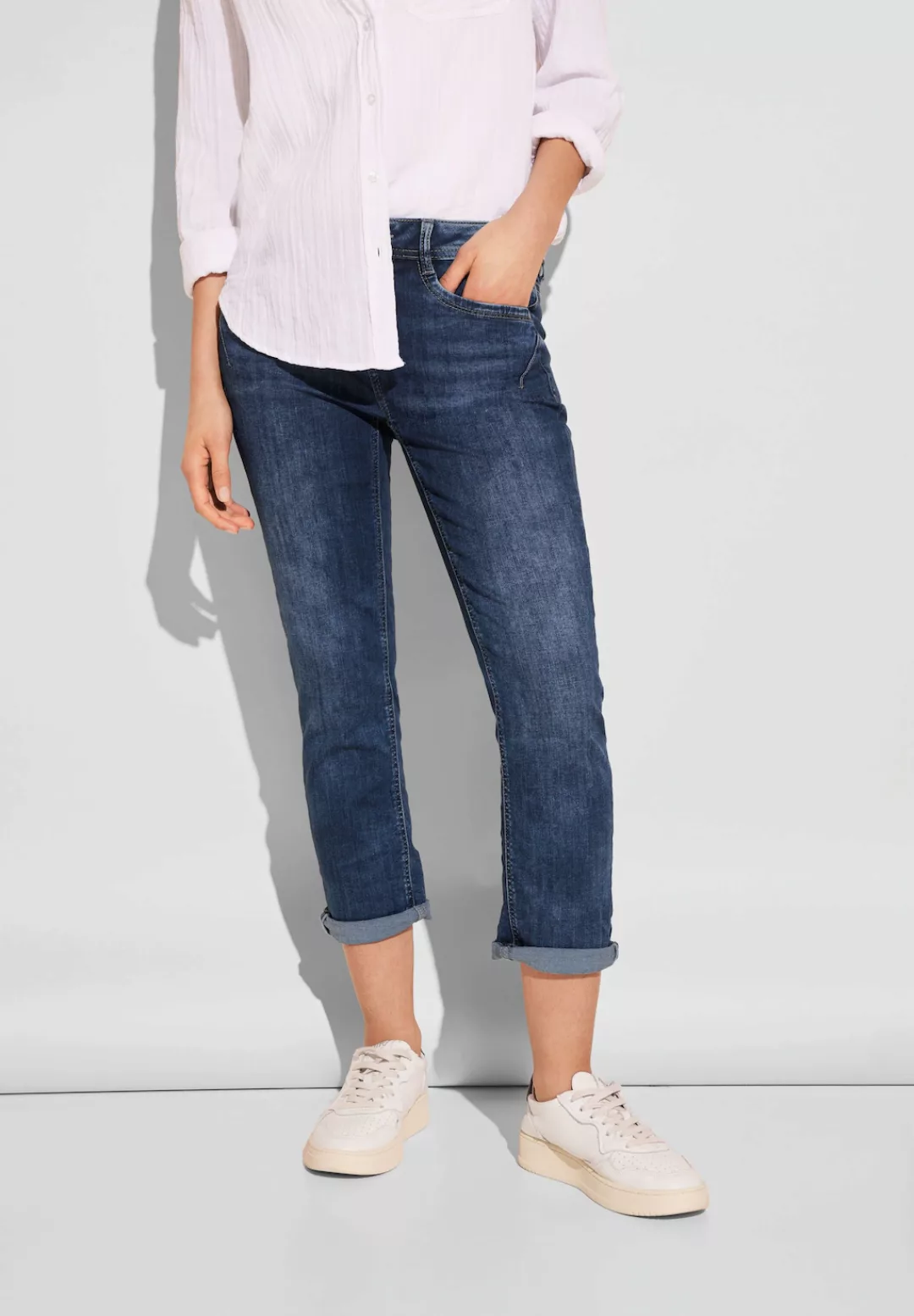 STREET ONE Skinny-fit-Jeans, Middle Waist günstig online kaufen