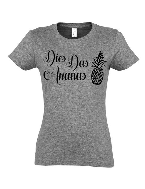 Youth Designz Print-Shirt "Dies Das Ananas" Damen T-Shirt mit Lustigen Prin günstig online kaufen