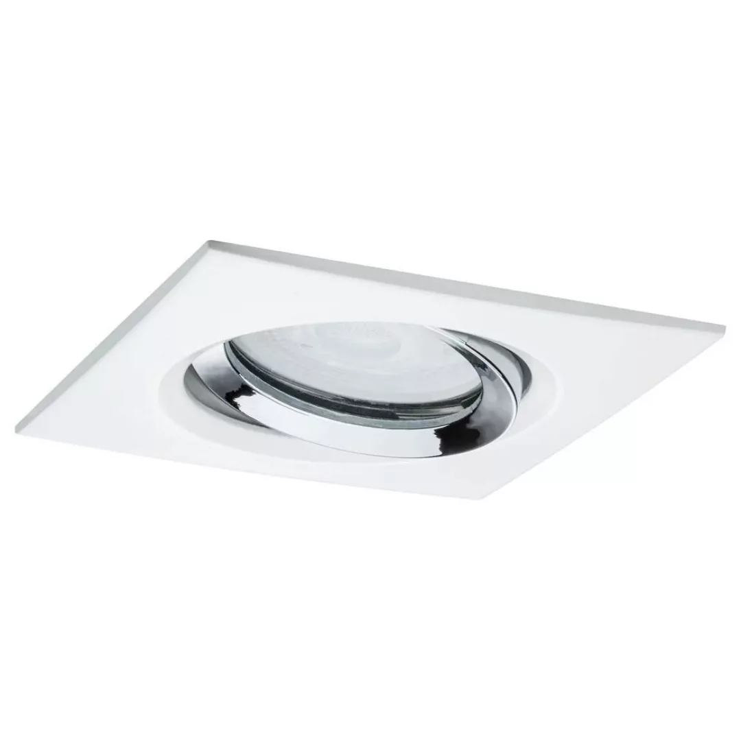 Paulmann "Einbauleuchte Nova Plus schwenkbar IP65 eckig 93x93mm 30° GU5,3 / günstig online kaufen