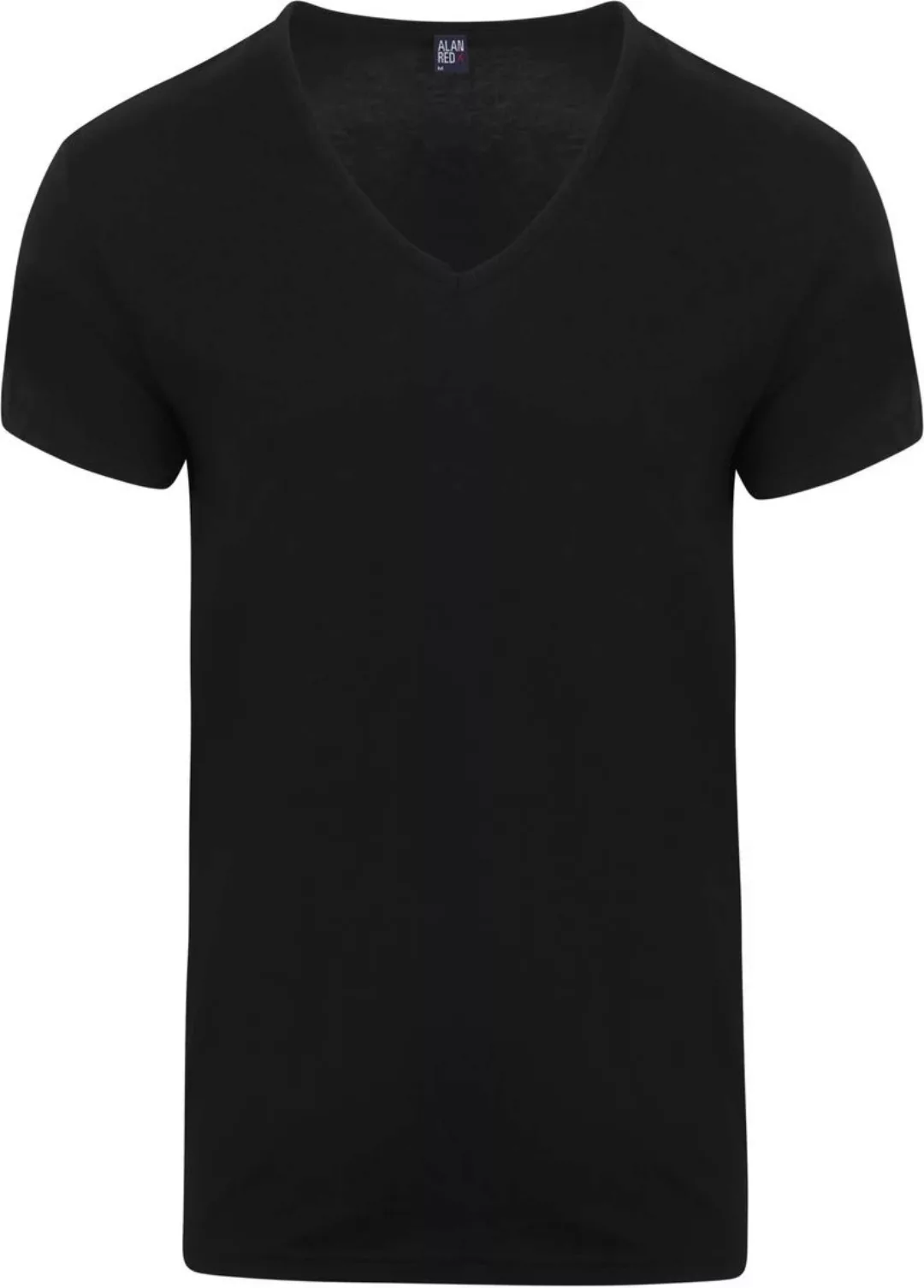 Alan Red V-Hals Dean T-Shirt (2Pack) Schwarz - Größe L günstig online kaufen