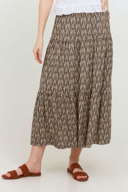 b.young Sommerrock BYSILIA LAYER SKIRT - 20810019 Maxirock mit Muster günstig online kaufen