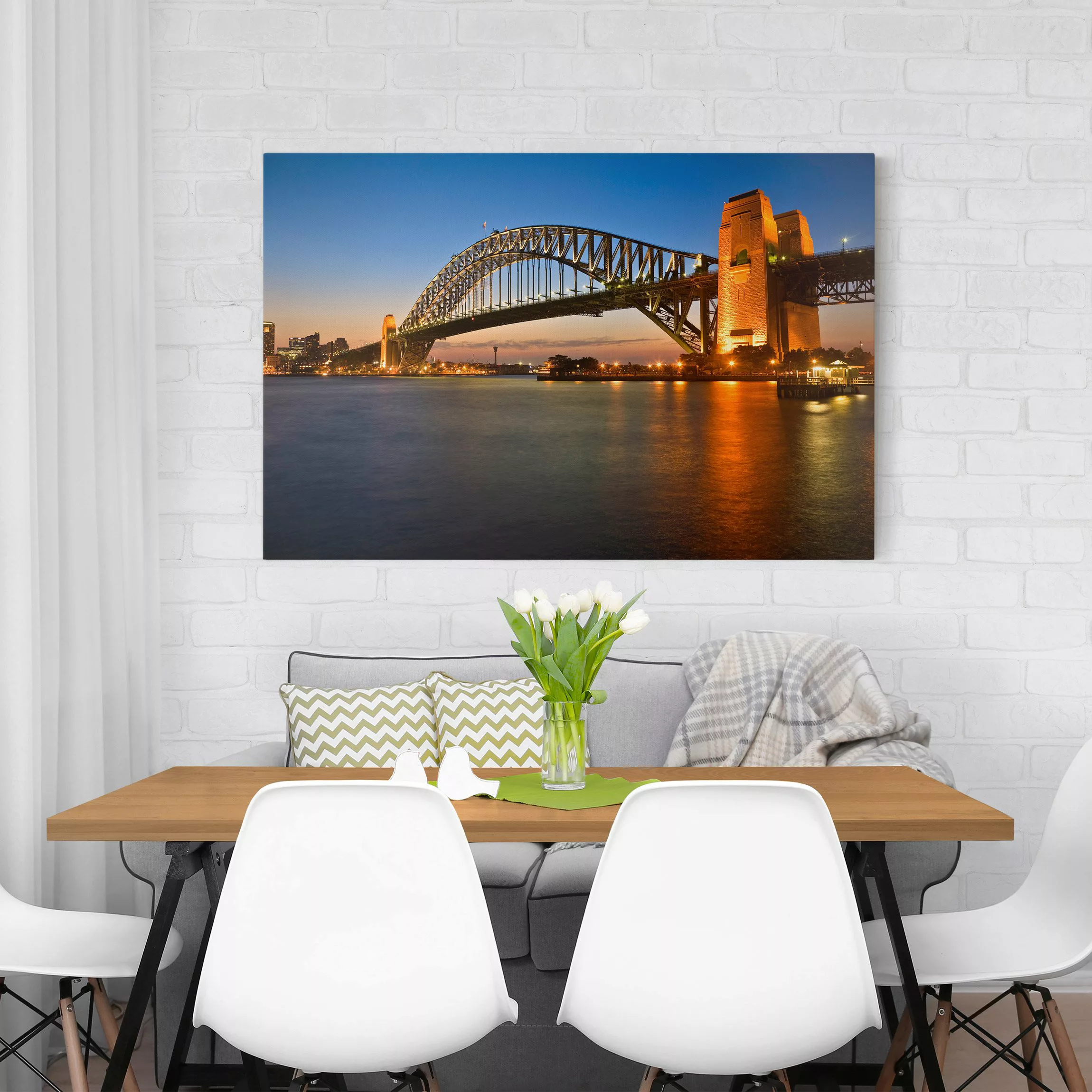 Leinwandbild Architektur & Skyline - Querformat Harbour Brücke in Sydney günstig online kaufen