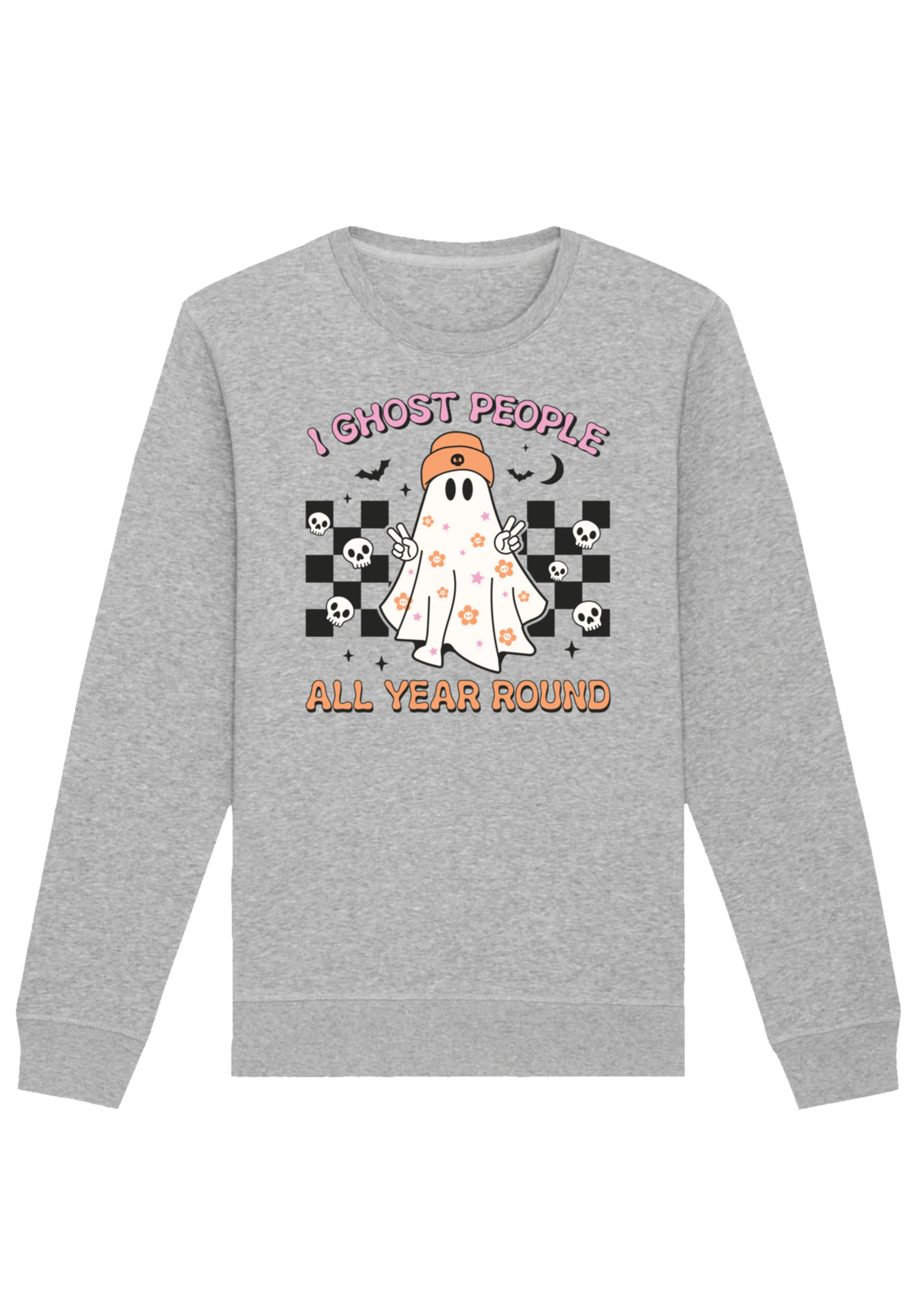 F4NT4STIC Sweatshirt "Retro Halloween I Ghost People All Year Round", Premi günstig online kaufen