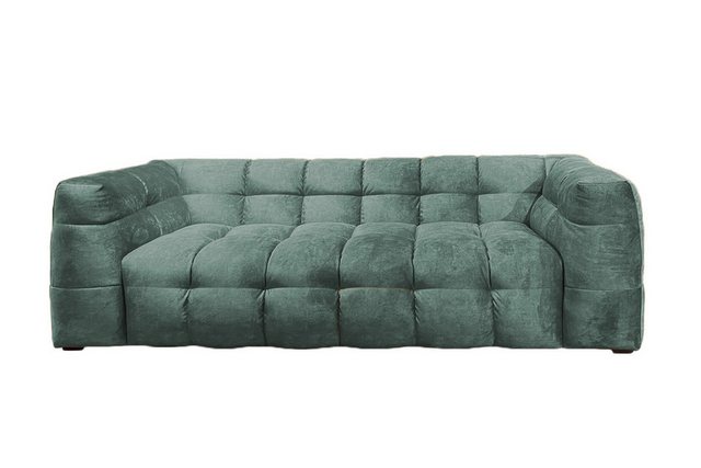 KAWOLA Sofa ROSARIO, Velvet petrol verschiedene Breiten günstig online kaufen