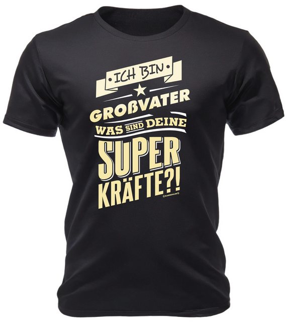 RAHMENLOS® T-Shirt ich bin Großvater - was sind Deine Superkräfte? günstig online kaufen