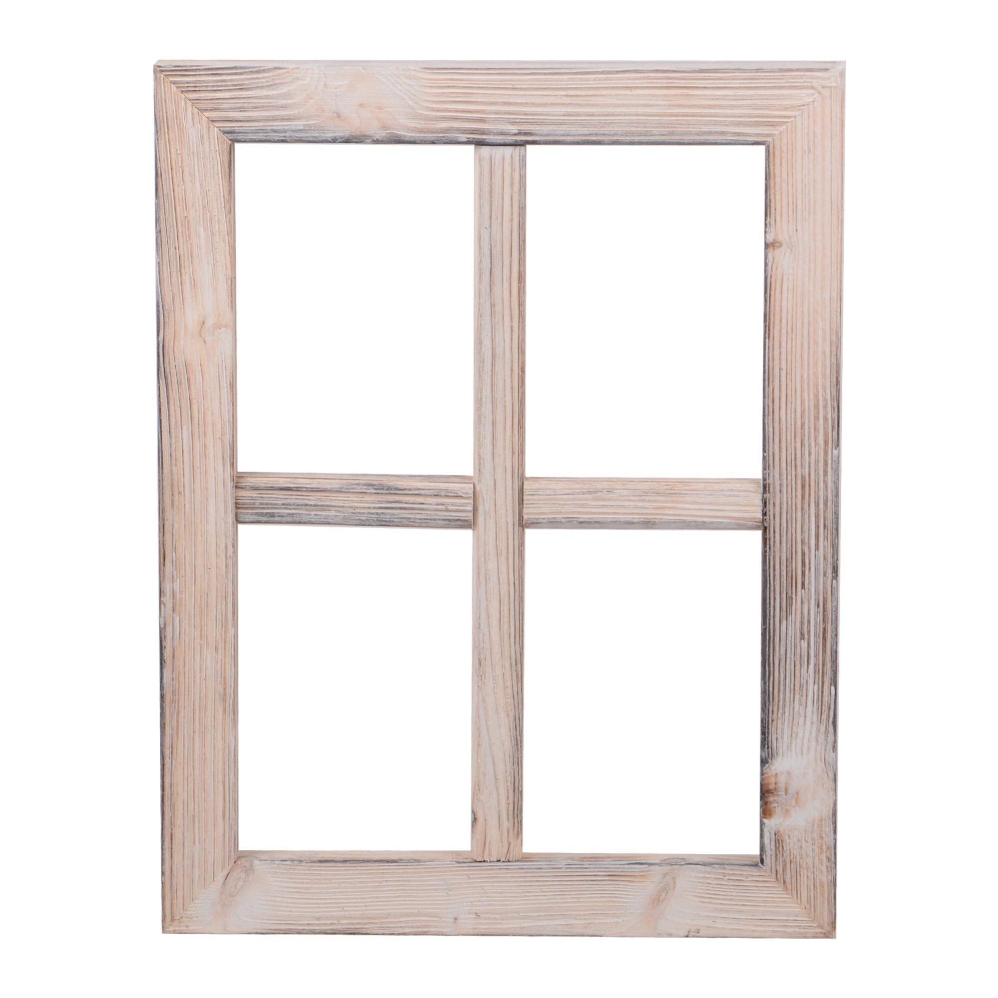 UNUS HOME Wanddekoobjekt Holzfenster Dekoration Altholz günstig online kaufen