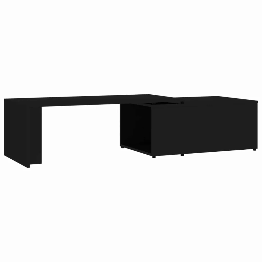 Couchtisch Schwarz 150 X 50 X 35 Cm Spanplatte günstig online kaufen