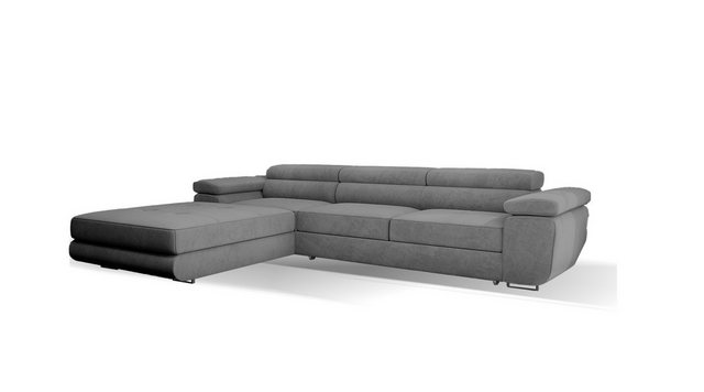 Goldstoff Ecksofa VENUS TWIN, mit Schlaffunktion und Bettkasten, 275x202x70 günstig online kaufen