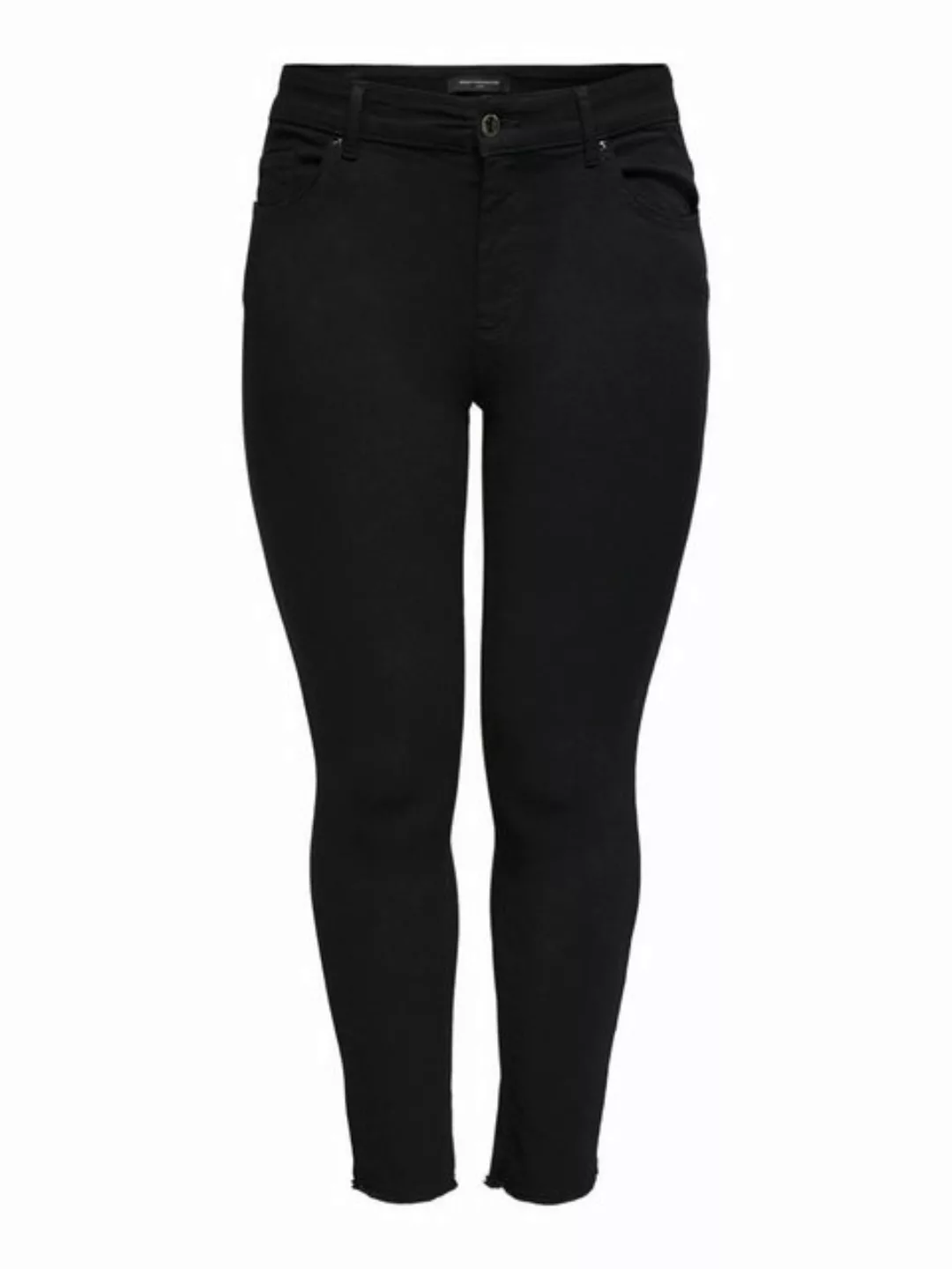 Carmakoma by Only Damen Jeans CARWILLY LIFE REG SK ANK - Skinny Fit - Schwa günstig online kaufen