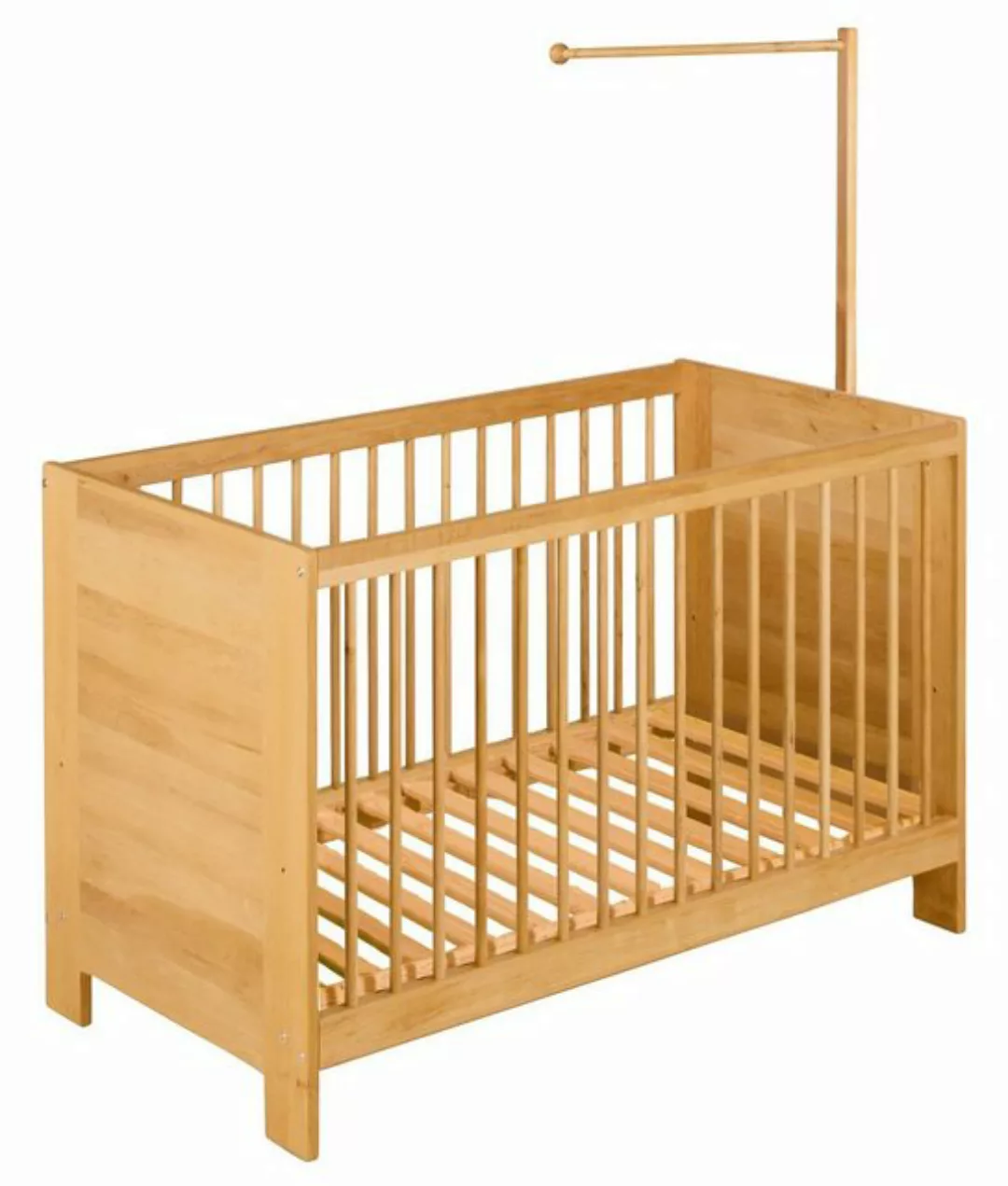 BioKinder - Das gesunde Kinderzimmer Babybett Niklas, 60x120 cm mit Himmels günstig online kaufen