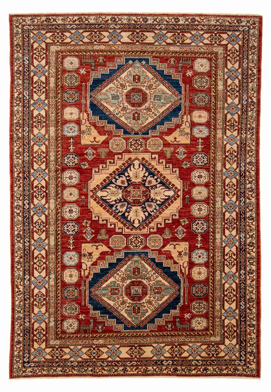 morgenland Orientteppich »Ziegler - Kazak - 242 x 167 cm - dunkelrot«, rech günstig online kaufen