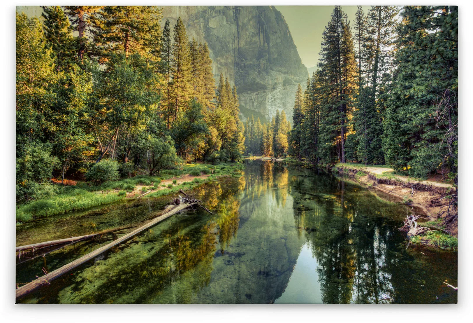 A.S. Création Leinwandbild "Mountain River", Landschaft, (1 St.) günstig online kaufen