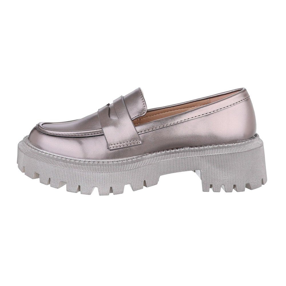 Ital-Design Damen Mokassins Freizeit Slipper (84018724) günstig online kaufen