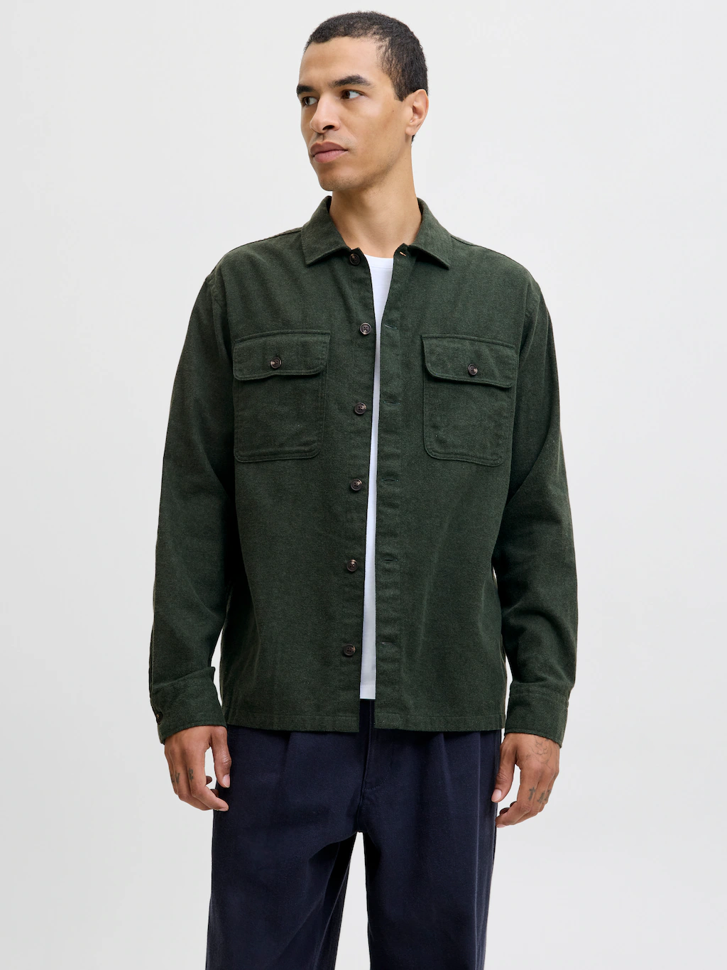 Jack & Jones Langarmhemd "JJECHARGE OVERSHIRT LS NOOS" günstig online kaufen