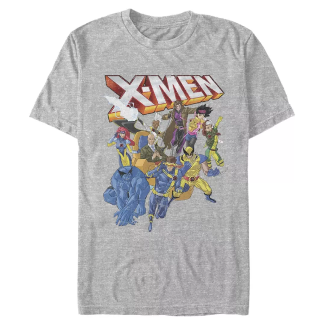 Marvel - X-Men - Gruppe Xmen Distressed - Männer T-Shirt günstig online kaufen