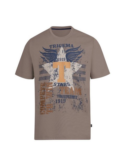 Trigema T-Shirt TRIGEMA T-Shirt mit großem Print-Motiv (1-tlg) günstig online kaufen