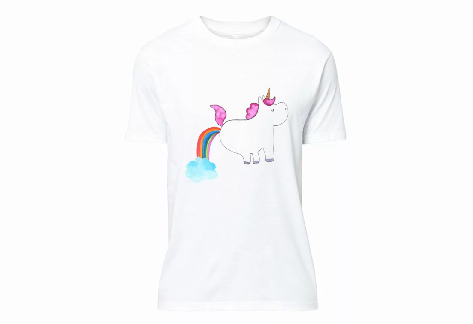 Mr. & Mrs. Panda T-Shirt Einhorn Pupsend - Weiß - Geschenk, Einhorn Deko, l günstig online kaufen