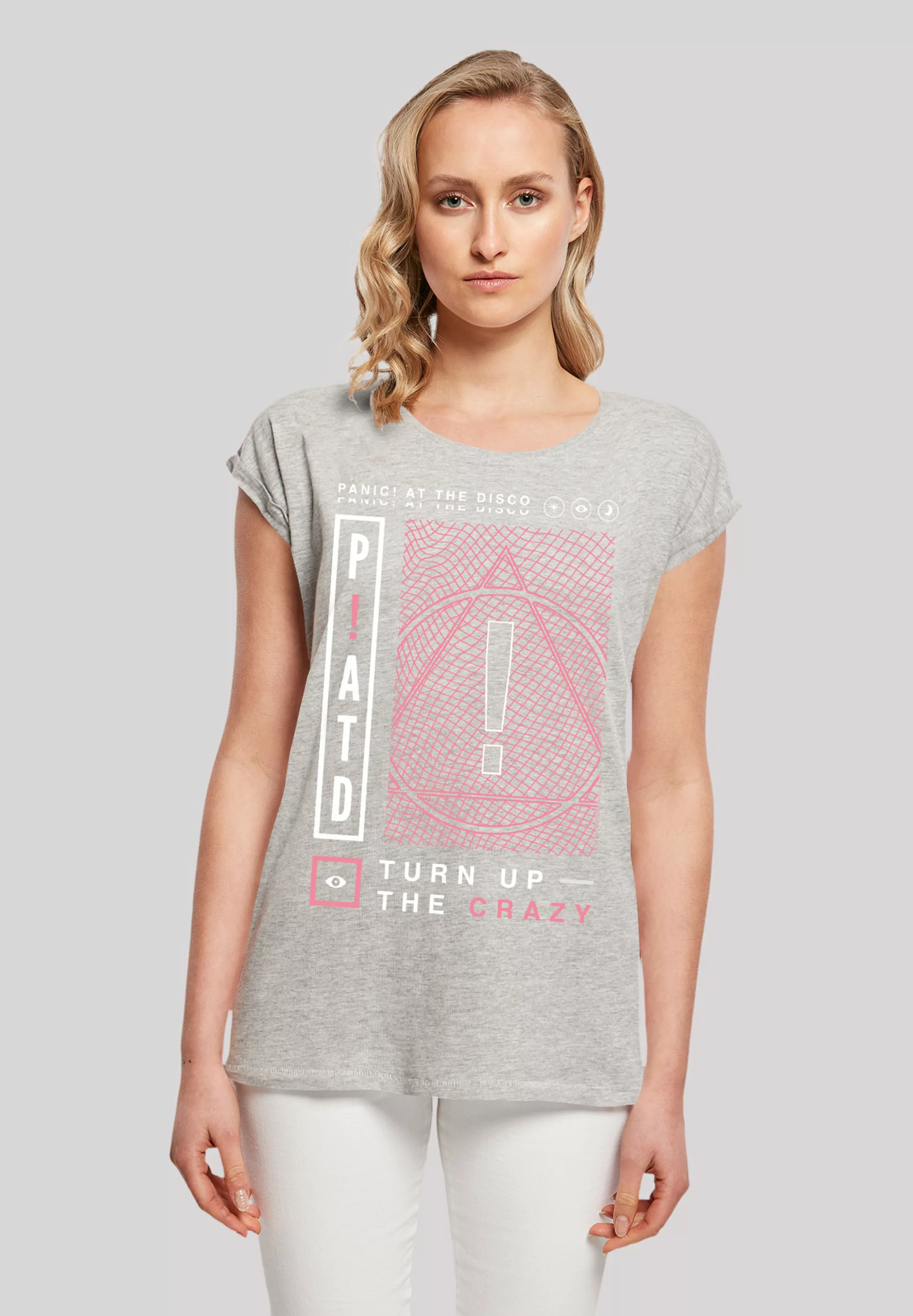 F4NT4STIC T-Shirt "Panic At The Disco Turn Up The Crazy", Premium Qualität günstig online kaufen