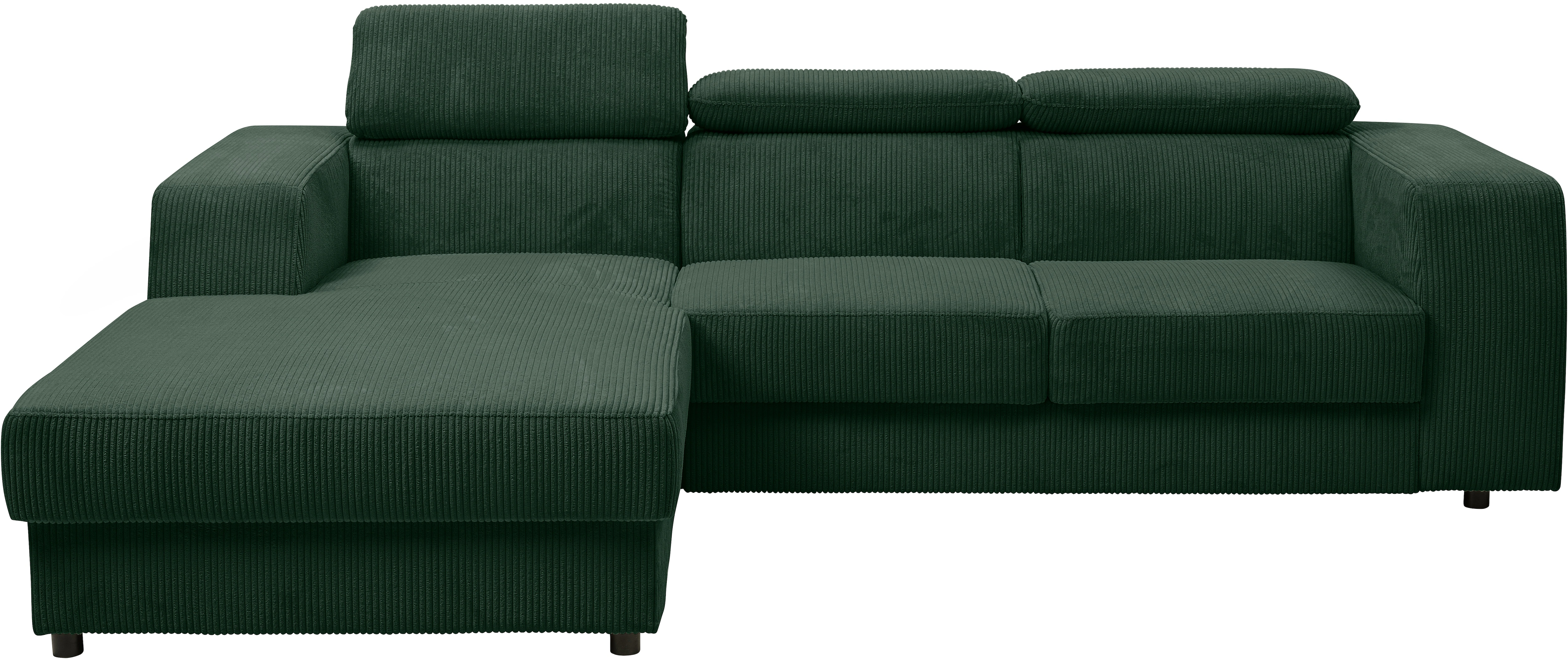 WERK2 Ecksofa "Cherry", Ecksofa mit verstellbaren Kopfteilen, Schlaffunktio günstig online kaufen