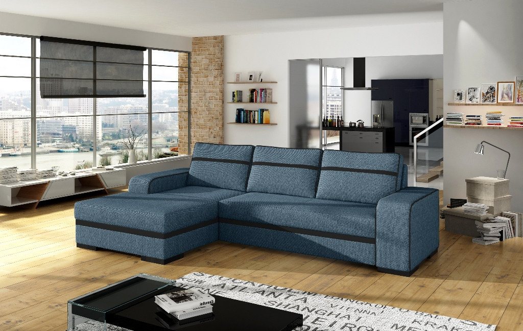 ALTDECOR Ecksofa FINA, Couch mit Schlaffunktion, Wohnzimmer - Wohnlandschaf günstig online kaufen