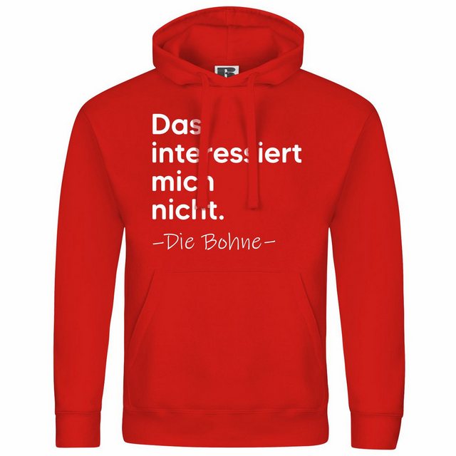 deinshirt Kapuzenpullover Herren Kapuzenpullover Das interessiert mich nich günstig online kaufen