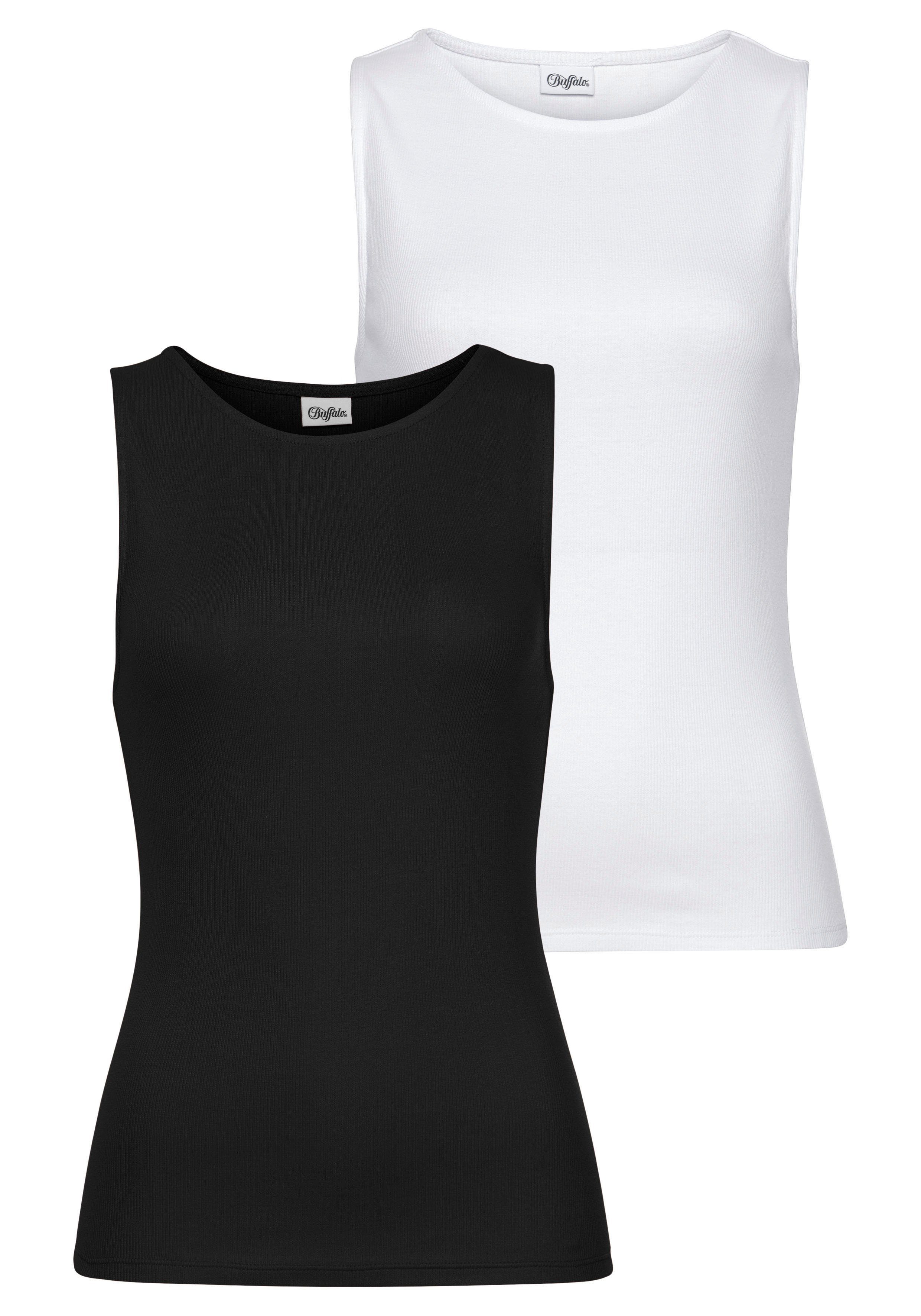 Buffalo Tanktop (Packung, 2er-Pack) aus weicher günstig online kaufen