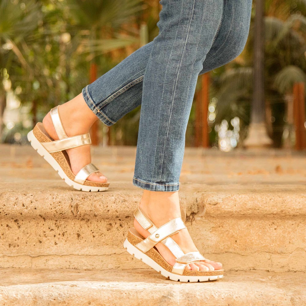 Panama Jack Sandale "Selma", Sommerschuh, Sandalette, Klettschuh mit komfor günstig online kaufen