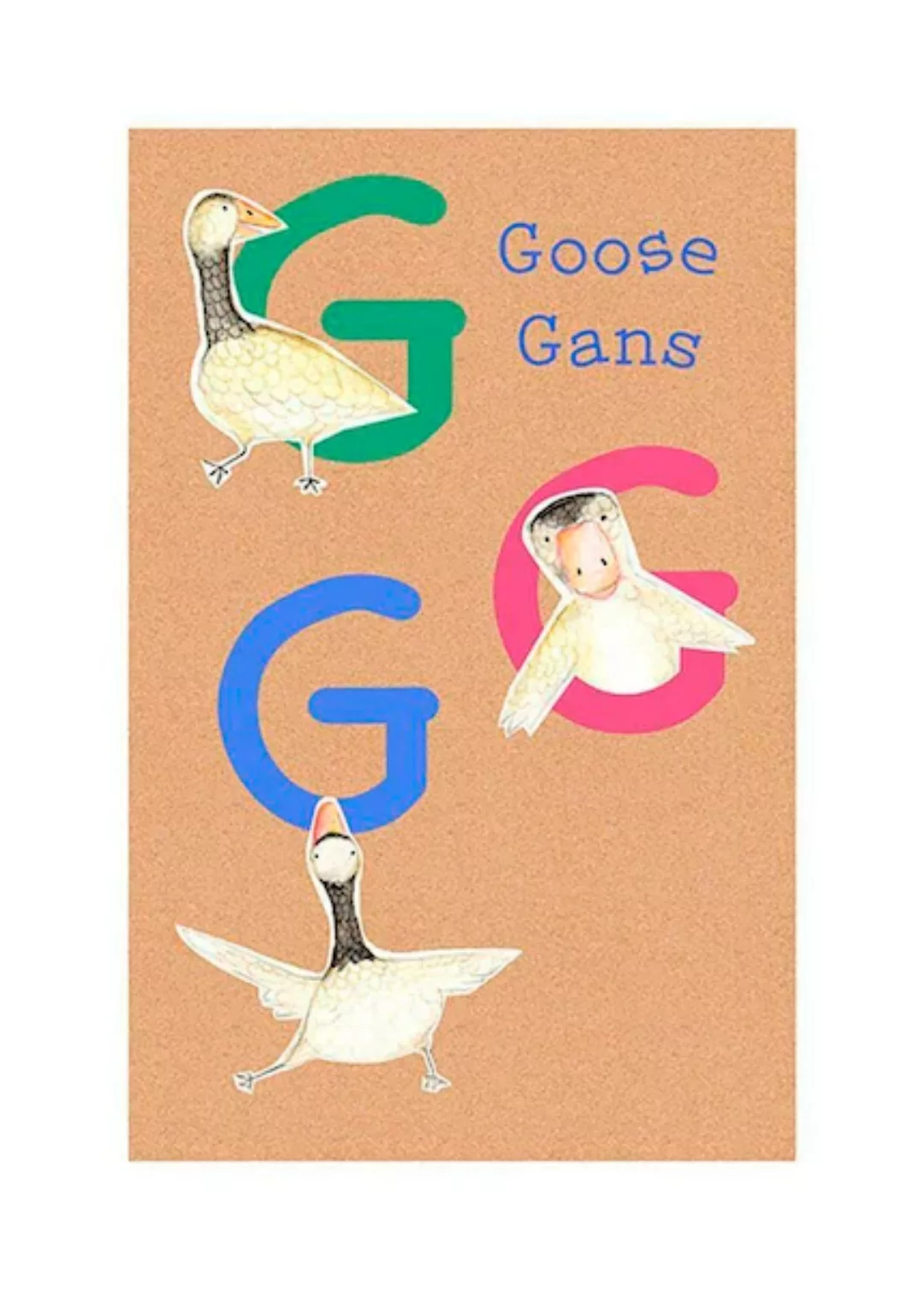 Komar Poster "ABC Animal G", Buchstaben, (1 St.) günstig online kaufen