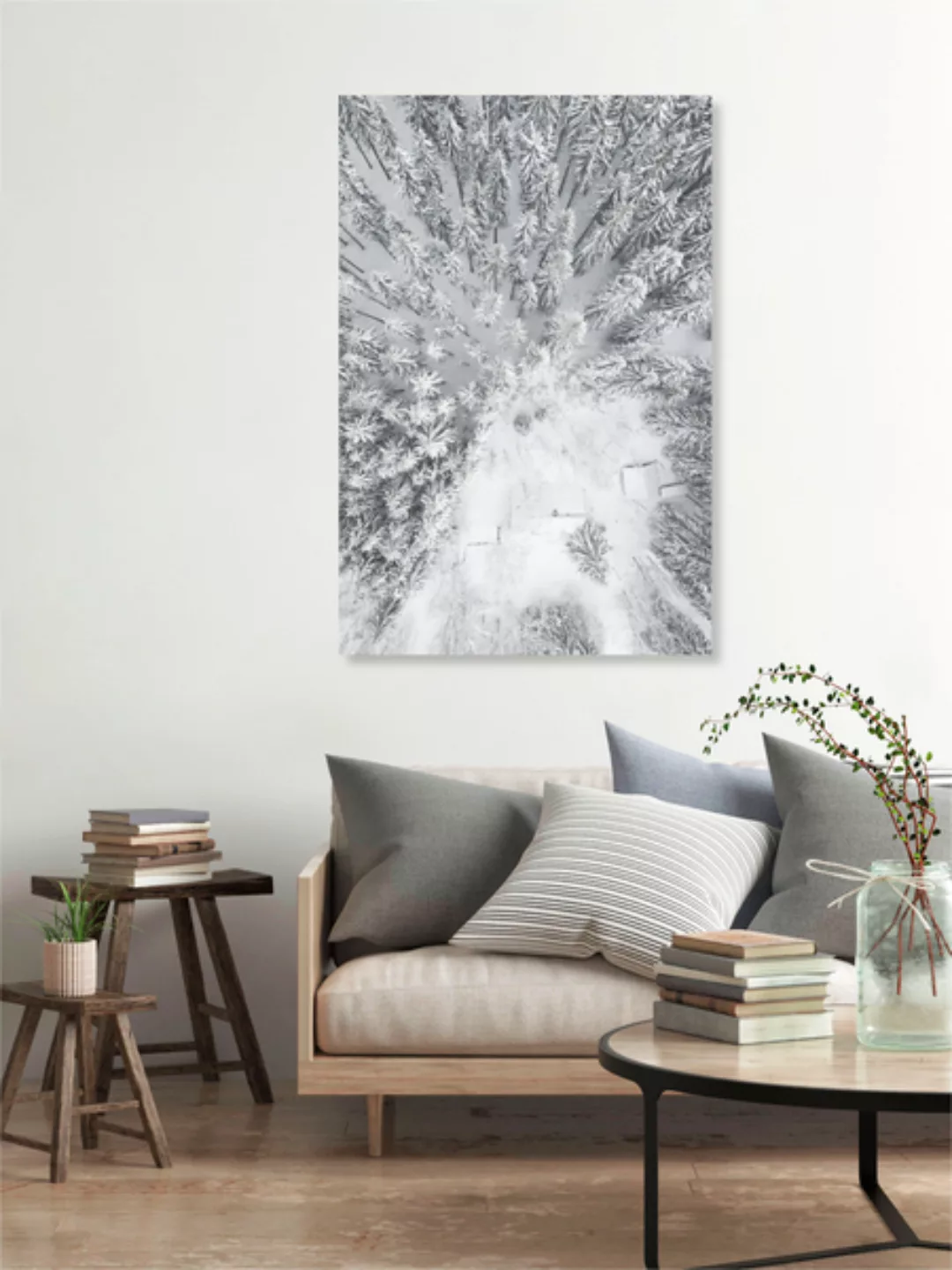 Poster / Leinwandbild - Calm Winter günstig online kaufen