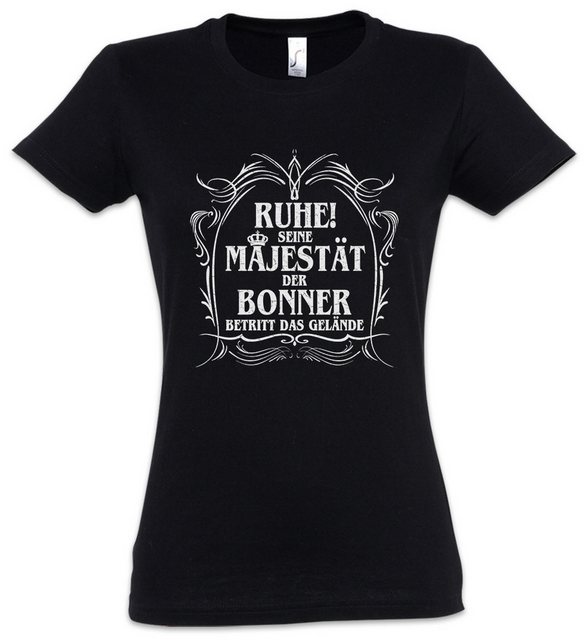 Urban Backwoods Print-Shirt Seine Majestät Der Bonner Damen T-Shirt Wappen günstig online kaufen