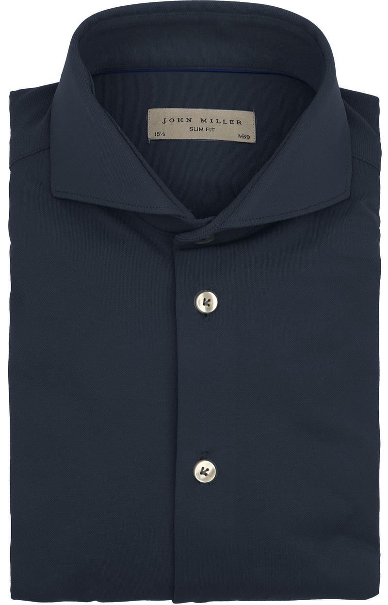 John Miller Hemd Hyperstretch Navy - Größe 40 günstig online kaufen