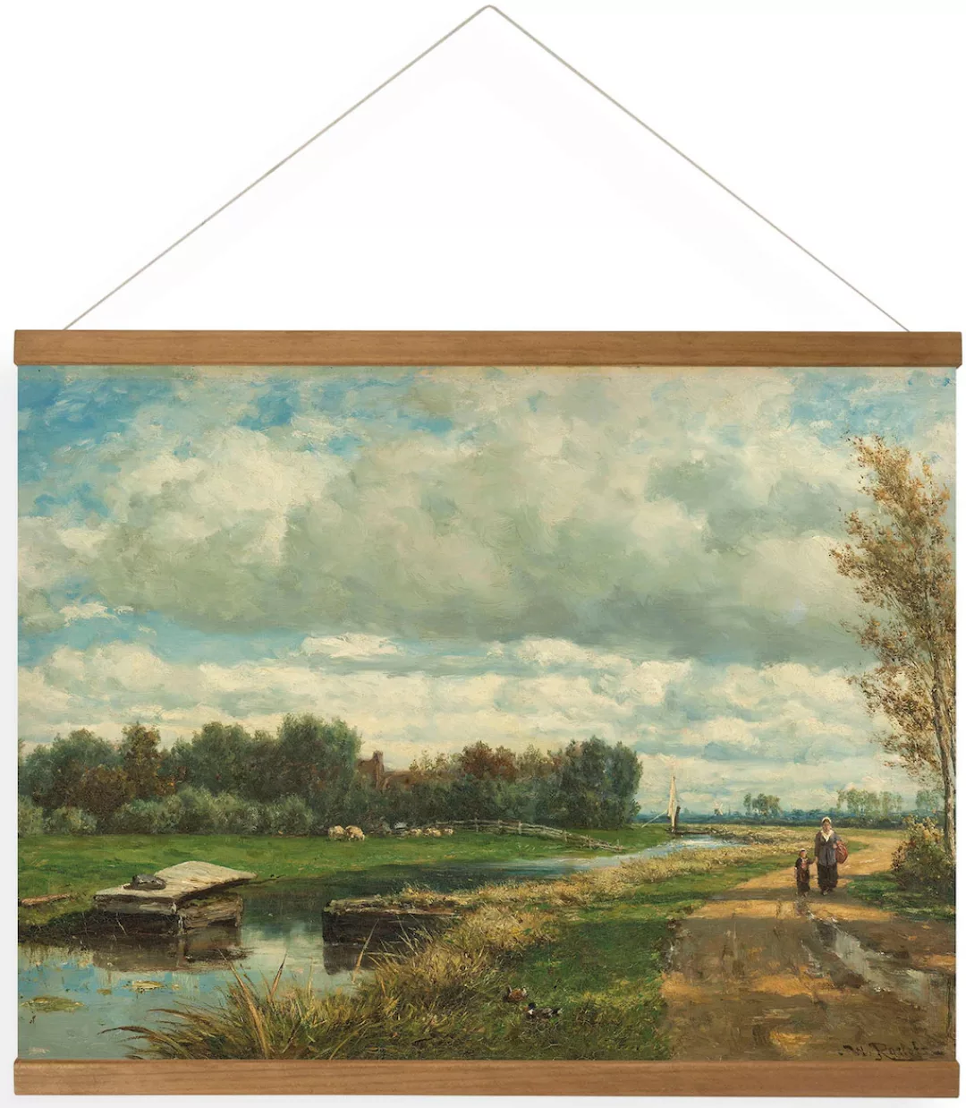 Art for the home Leinwandbild "Dutch Landscape", (1 St.), Luxus Kakemono Le günstig online kaufen