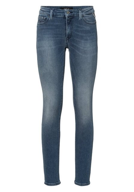 Replay Skinny-fit-Jeans LUZIEN POWERSTRETCH-DENIM mit Used-Effekten günstig online kaufen