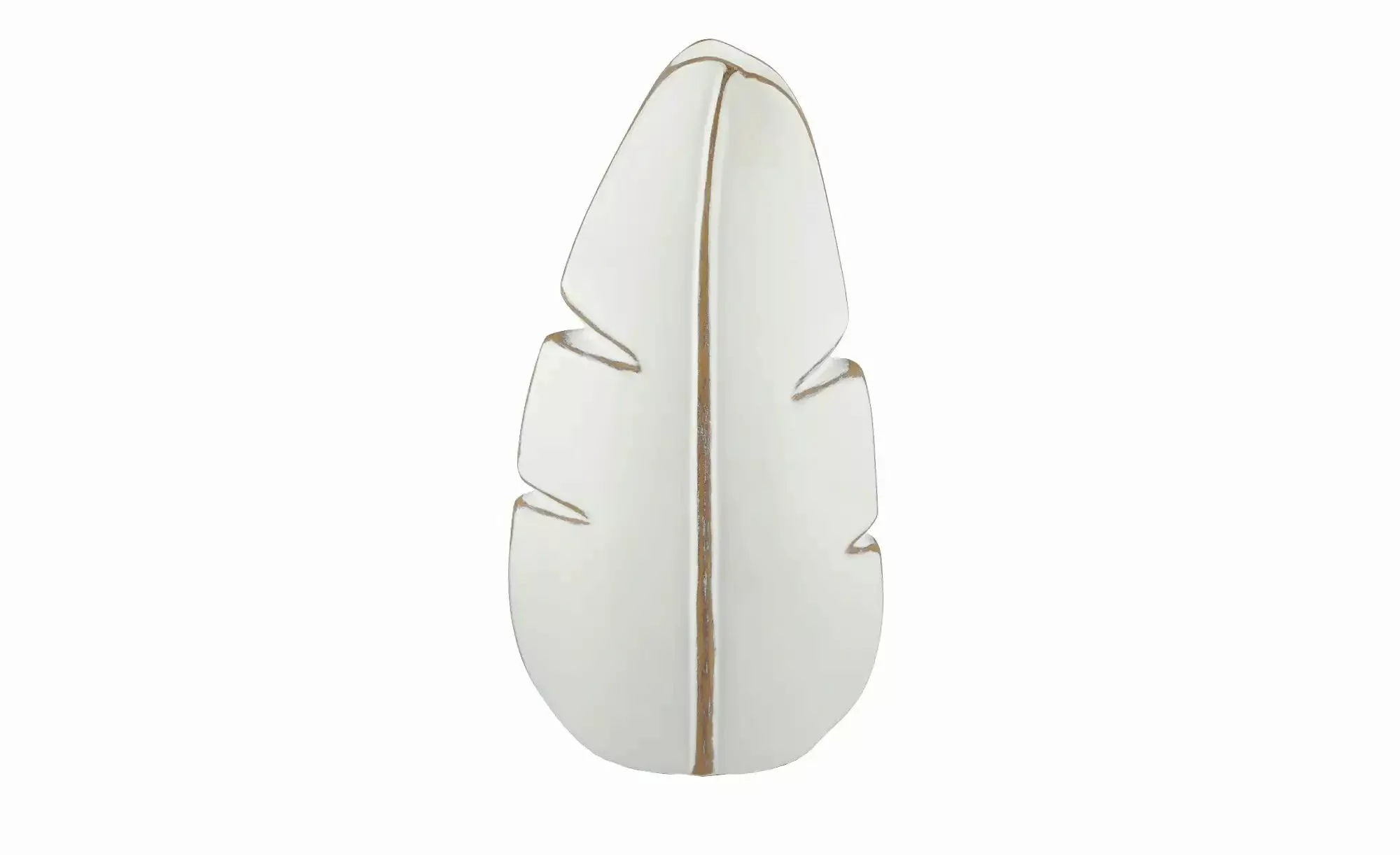Vase - weiß - Polyresin (Kunstharz) - 13 cm - 25 cm - 5,5 cm - Sconto günstig online kaufen