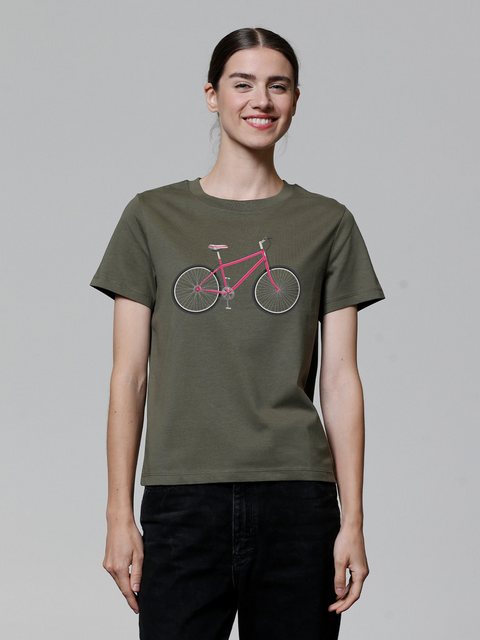 wat? Apparel T-Shirt Pink Bike günstig online kaufen