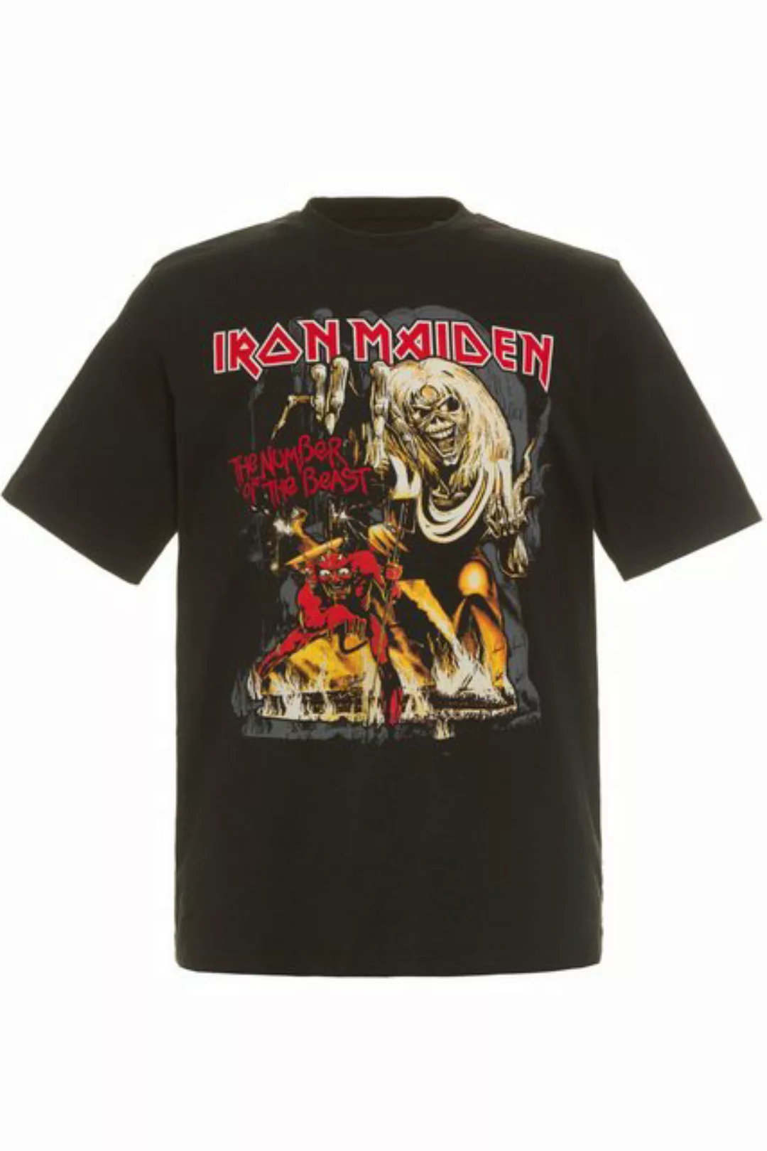 JP1880 T-Shirt T-Shirt Bandshirt Iron Maiden Halbarm bis 8 XL günstig online kaufen