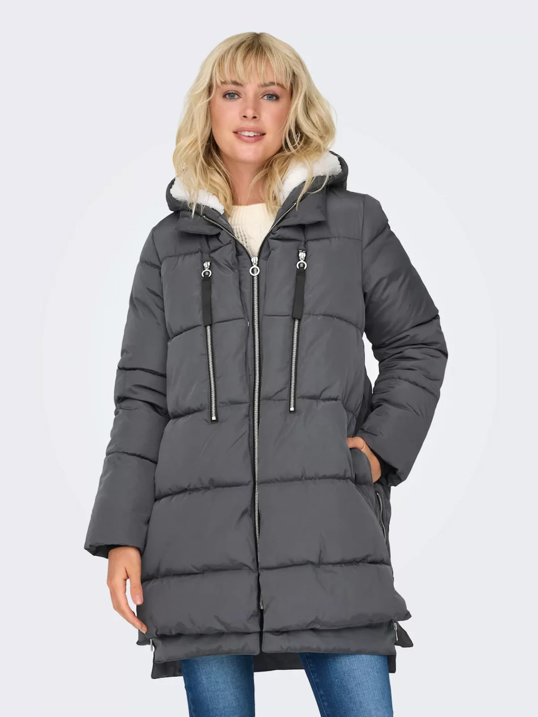 ONLY Steppmantel "ONLNEWNORA LONG PUFFER COAT LIFE CC OTW" günstig online kaufen