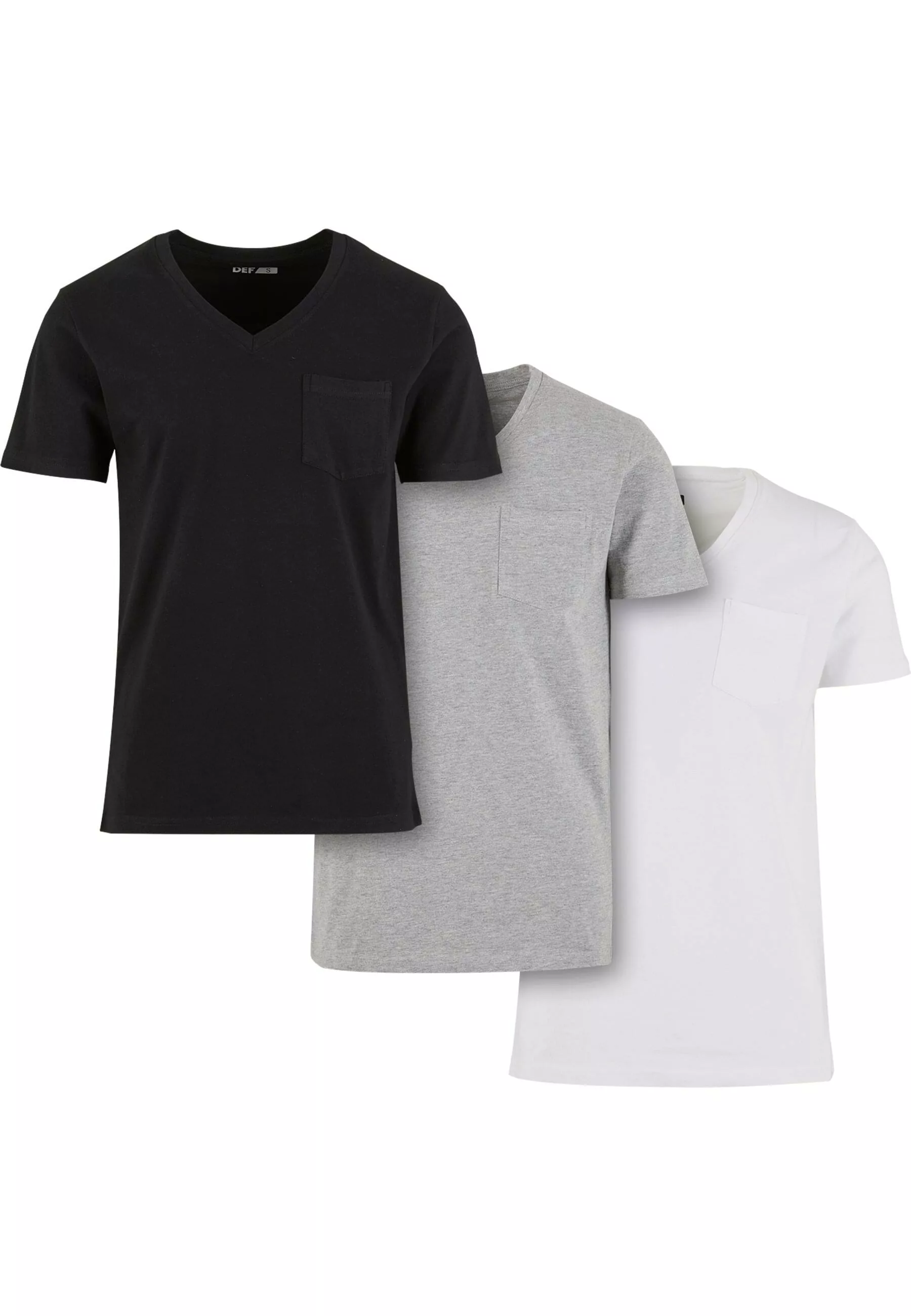 DEF T-Shirt "DEF Herren 3-Pack T-Shirt" günstig online kaufen