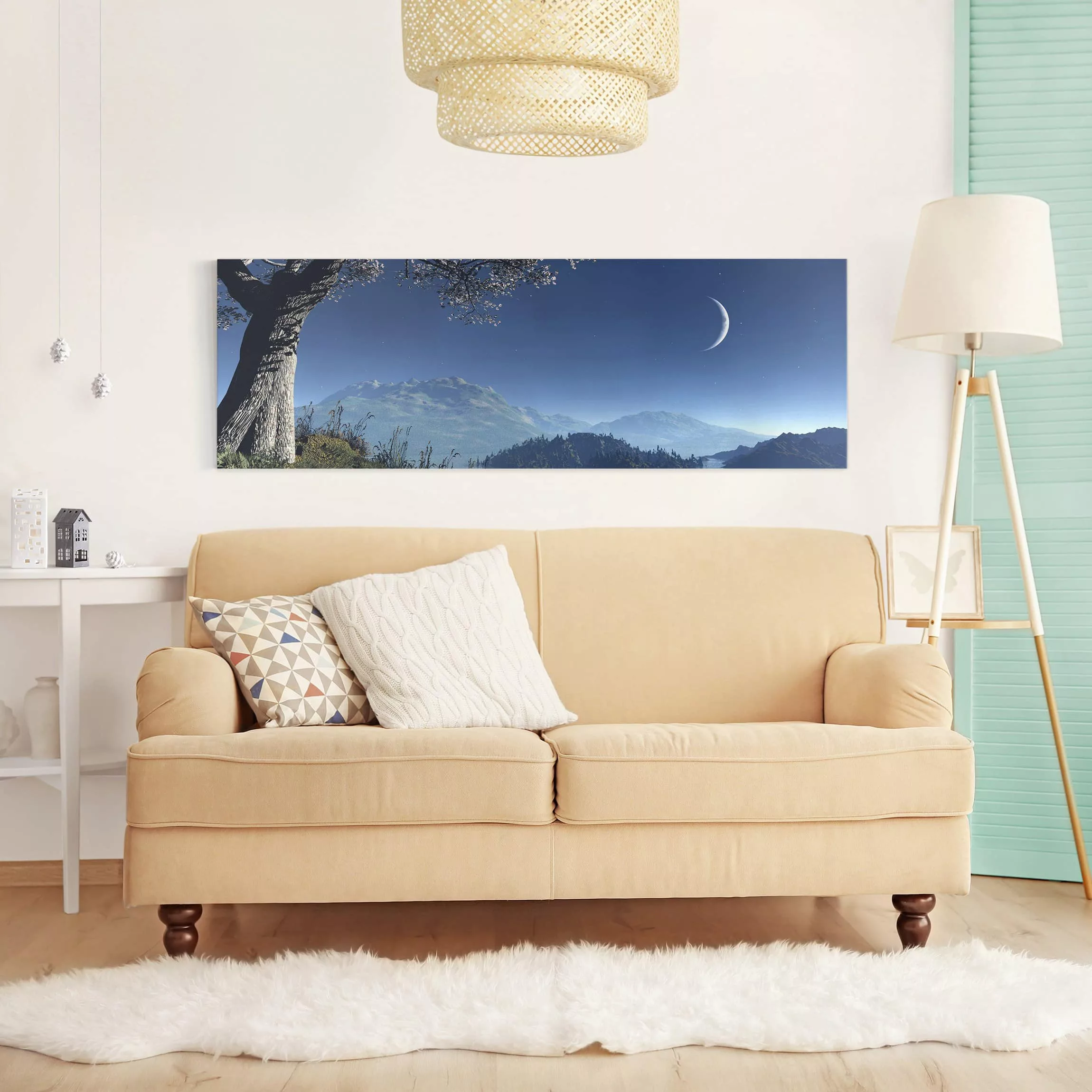 Leinwandbild Natur & Landschaft - Panorama Winter Fairytale günstig online kaufen