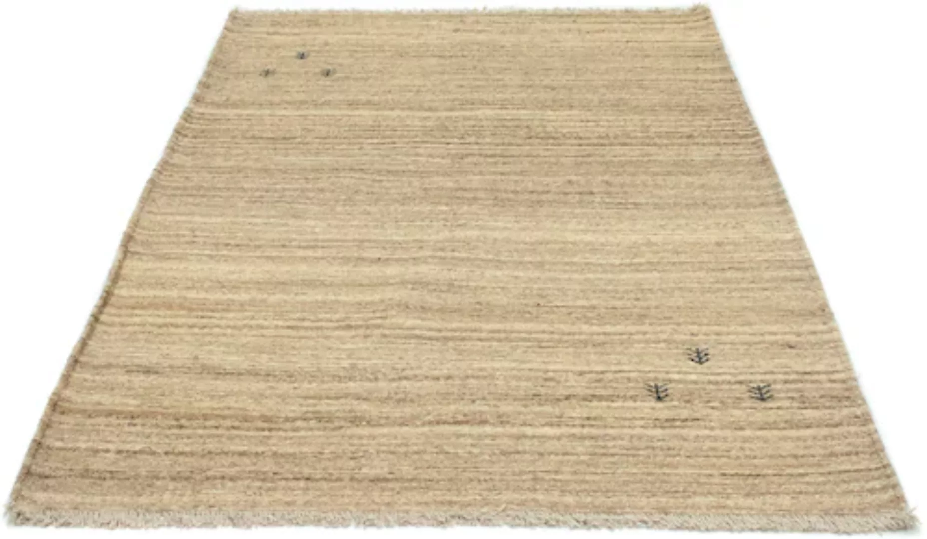 morgenland Wollteppich »Gabbeh Teppich handgeknüpft natur«, rechteckig günstig online kaufen